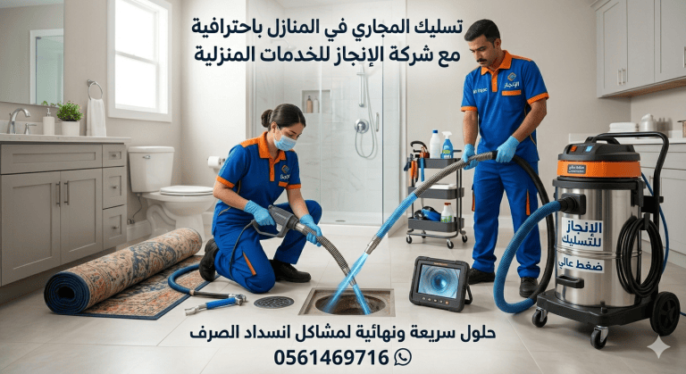 تسليك غرف تفتيش بالدلم