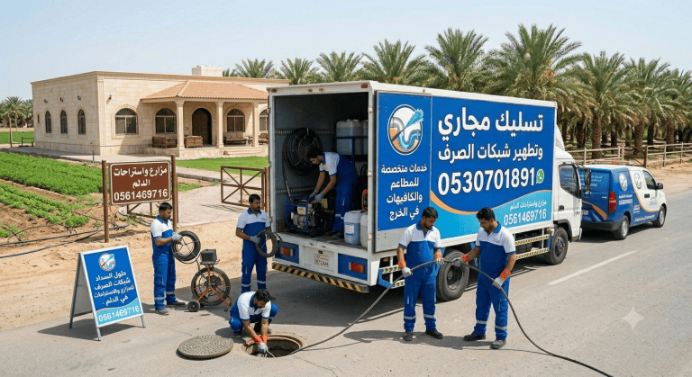 كيف تساهم صيانة خزانات الصرف في منع الانسدادات بالدلم؟ 0561469716