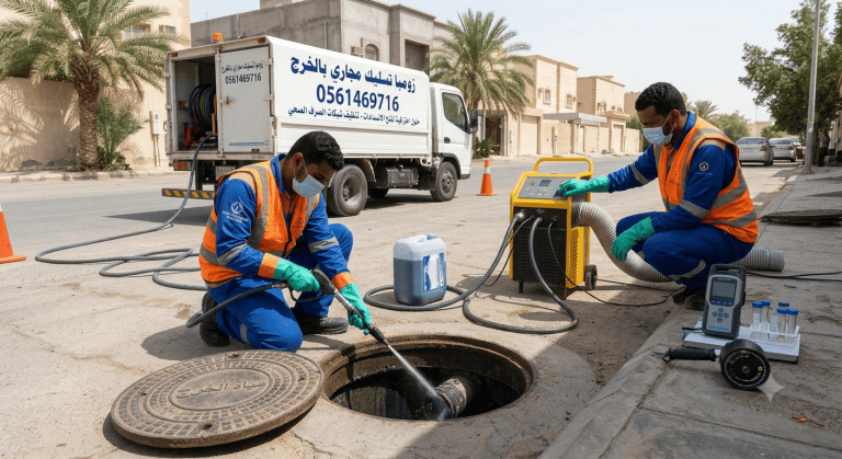 تسليك الصرف الصحي بالخرج