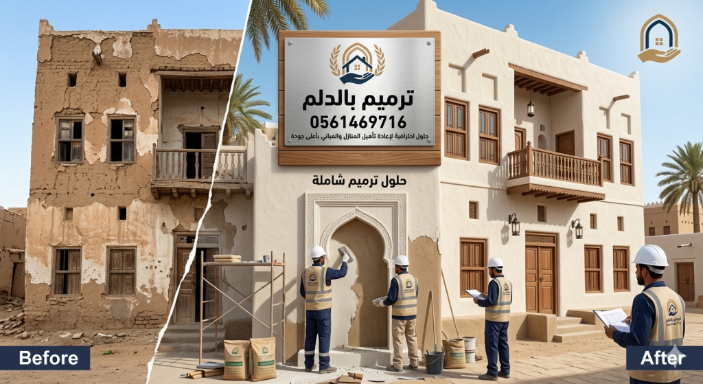 شركة معالجة تشققات الجدران بالدلم 0561469716| حلول احترافية لإصلاح الشروخ وحماية المباني