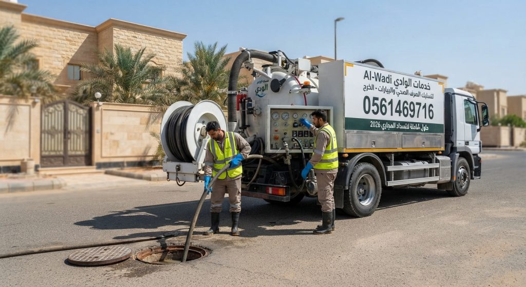 تسليك الصرف الصحي بالخرج