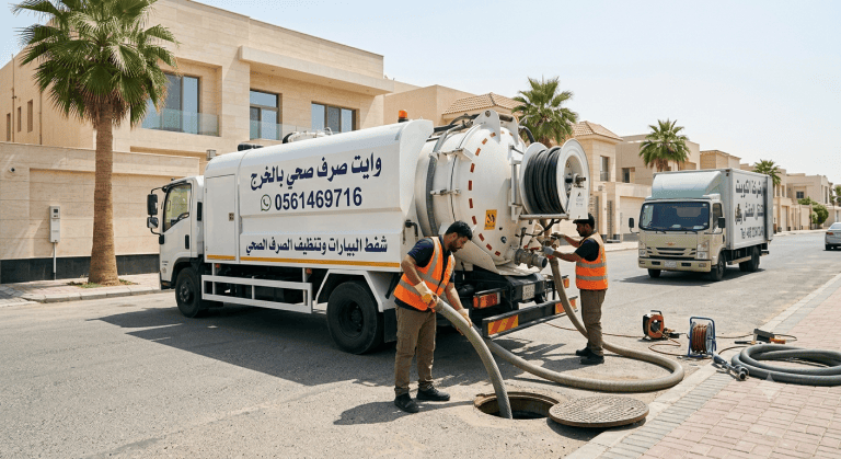 تسليك الصرف الصحي بالخرج