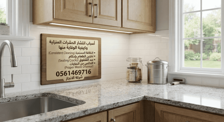 أسباب انتشار الحشرات المنزلية وكيفية الوقاية منها 0561469716